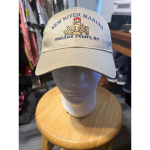 New River Marina Beige Trucker Hat Adjustable